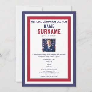 Convite Lançamento da Campanha de Candidatos Políticos