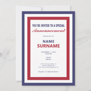 Convite Lançamento da Campanha de Script do Candidato Polí