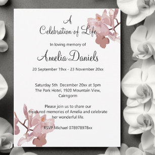 Convite Lançamento da Celebração Orquídea Rosa da Vida