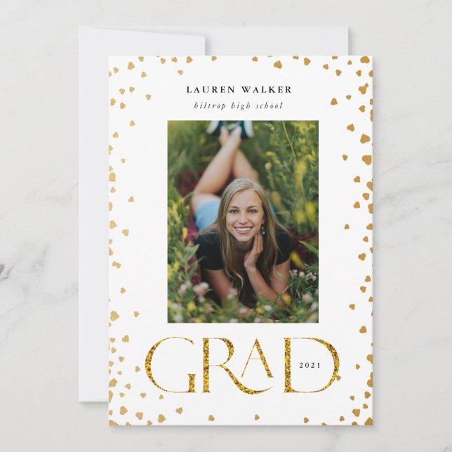 Convite lançamento do formando de script elegante do spark (Frente)