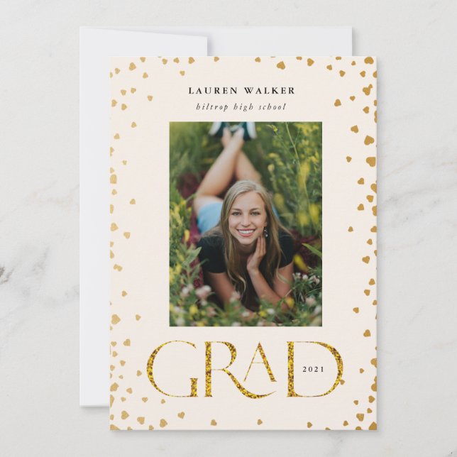 Convite lançamento do formando de script elegante do spark (Frente)