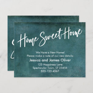 Convite Lançamento do Home Sweet Home Grunge Teal
