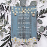 Convite Lanternas Russas e Flores de Margarida Casamento A<br><div class="desc">Lanternas Russas E Flores De Margarida Convidam Casamentos Azuis.</div>