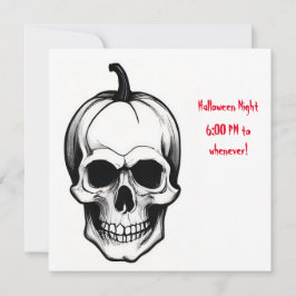 Convite Lápide e caveira