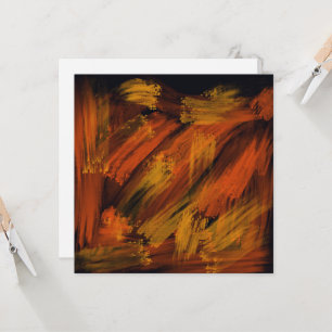 Convite Laranja, Amarelo e Preto