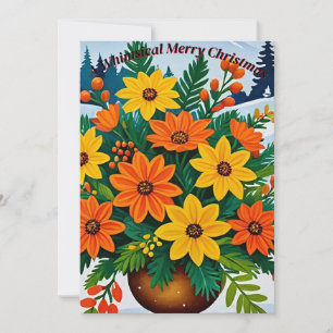 Convite Laranja e amarelo