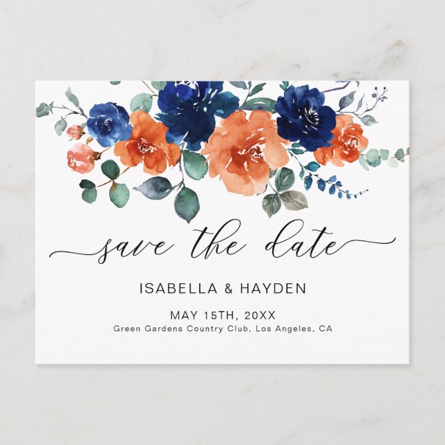 Convite Laranja Queimada Boho Pampas Terracota  (Frente)