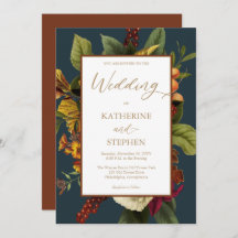 Laranja Russo | Red Floral Buquê Teal Wedding