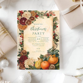 Convite Laranja Seco Russo e Natal Fruta