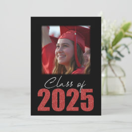 Convite Largura vermelha de lançamento de fotos de 2025