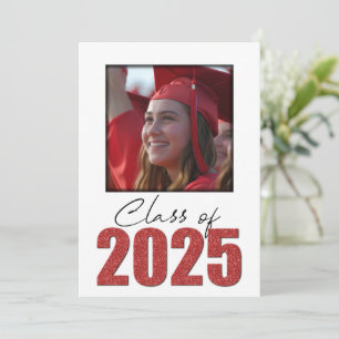 Convite Largura vermelha de lançamento de fotos de 2025