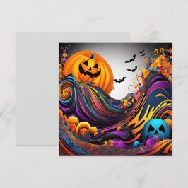 Convite L'art d'Halloween