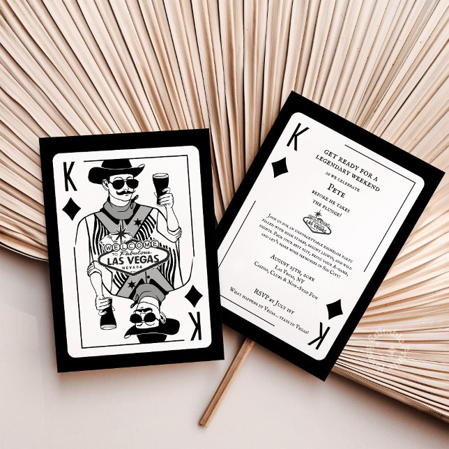 Convite Las Vegas Bachelor Party (Criador carregado)