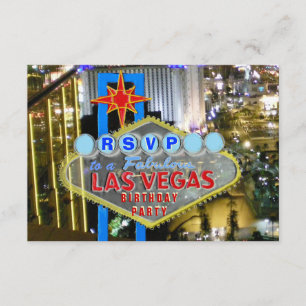 Convite Las Vegas convidou os convidados RSVP
