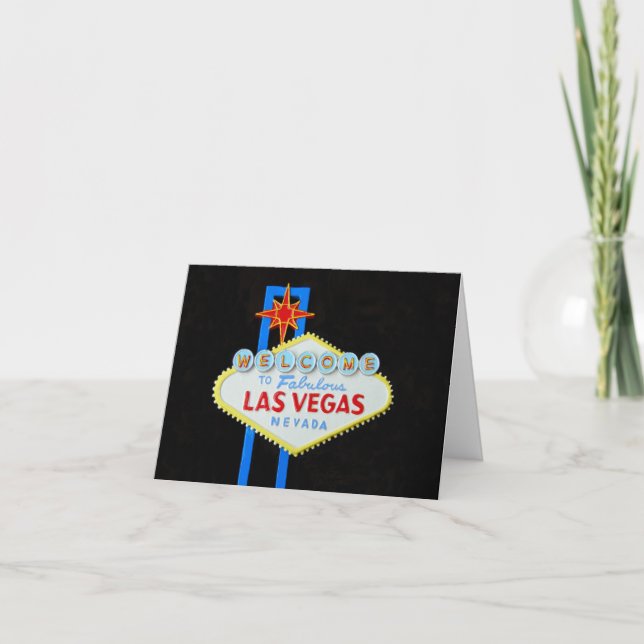Convite Las Vegas Multi-Purpose Card (Frente)