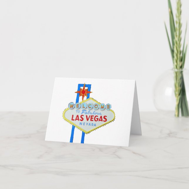 Convite Las Vegas Sign Make Your Own Invitations (Frente)