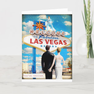 Convite Las Vegas Wedding Invitation
