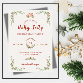 Convite Last-Minute Family Christmas Party Invitation 