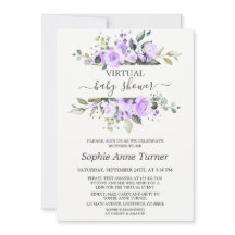 Lavanda charmosa flui o Chá de fraldas virtual