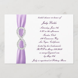 Convite Lavanda Diamond Infinity Chá de panela