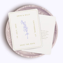 Lavanda Larkspur Floral Salvar a Data