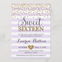 Lavanda Lilac Dourado Doce 16 Festa Aniversário