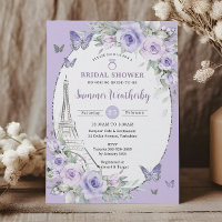 Lavanda Lilac Purple Floral Paris Chá de panela