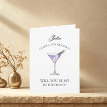 Lavanda Martini, Você Será Minha Carta De Bridesma