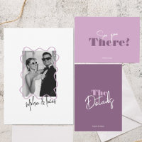 lavanda mínima moderna e casamento ondulado lilac