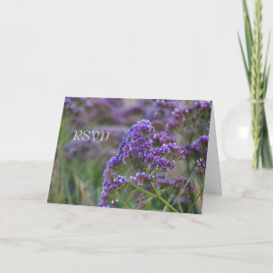 Convite Lavanda pelo oceano RSVP