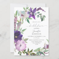 Lavanda Roxo e Chá de panela Floral Violeta