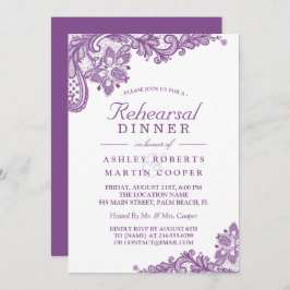 Convite Lavanda Roxo | Janto de ensaio de casamento