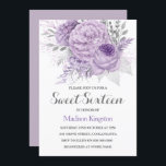 Convite Lavanda Silver Sparkle Doce Dezesseis Convidados<br><div class="desc">Lavanda Silver Sparkle Doce Dezesseis Convidados Ver coleção correspondente em Niche e Nest Store</div>