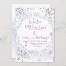 Lavanda Winter Onederland primeiro aniversario