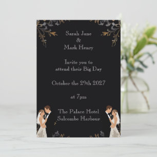 Convite Layout de casamento que você pode personal