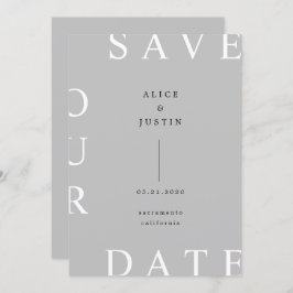 Convite layout ultra moderno Salvar data