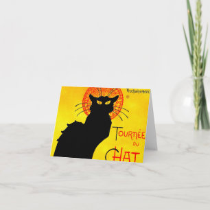Convite Le Chat Noir Vintage