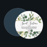 Convite Leaf Verde Moderna Watercolor Sweet 16 Aniversário<br><div class="desc">Leaf Verde Moderno Watercolor Sweet 16 Aniversário do Aniversário Ver coleção correspondente em Niche e Nest Store</div>