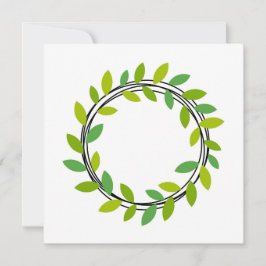 Convite Leaf wreath