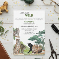 Leão Grandes Felinos Selva Safari Aniversário Selv