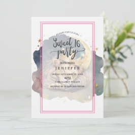 Convite Leão-Rei-Cute Dormindo Na Lua