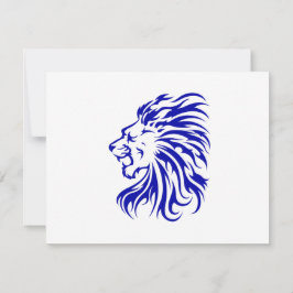 Convite Leão Rei da selva, presentes de amantes de leões,