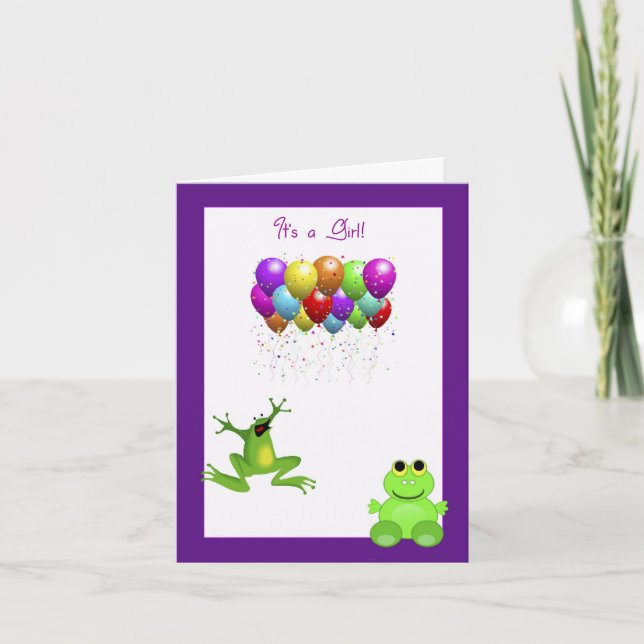 Convite Leap Year Birth Announcement (Frente)