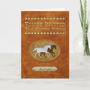 Convite Leather & Lace