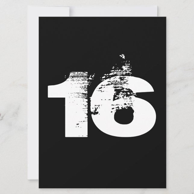 Convite Legal 16ª Festa de aniversário (Frente)