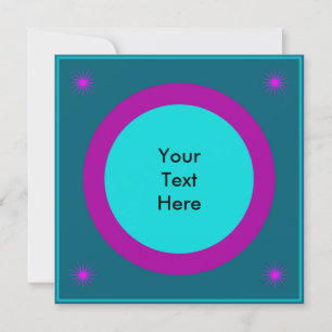 Convite Legal e Funky Meio século Moderno Quadrado