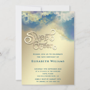 Convite Legal tipografia Abstrato de álcool tinta ouro mod