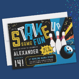 Convite Legal Vamos Atacado Colorida Partido Boliche Espor