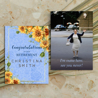 Convite Legal Verão Sunflower Watercolor