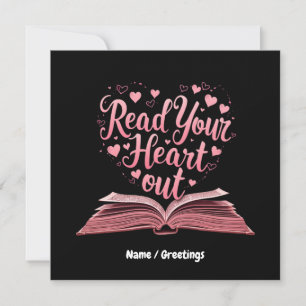 Convite Leia o Seu Coração Um Refúgio de Amantes de Livros